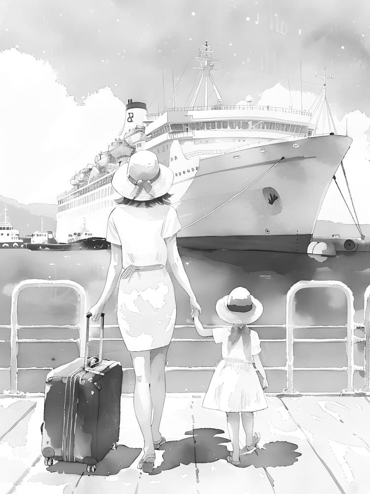 Family On The Pier