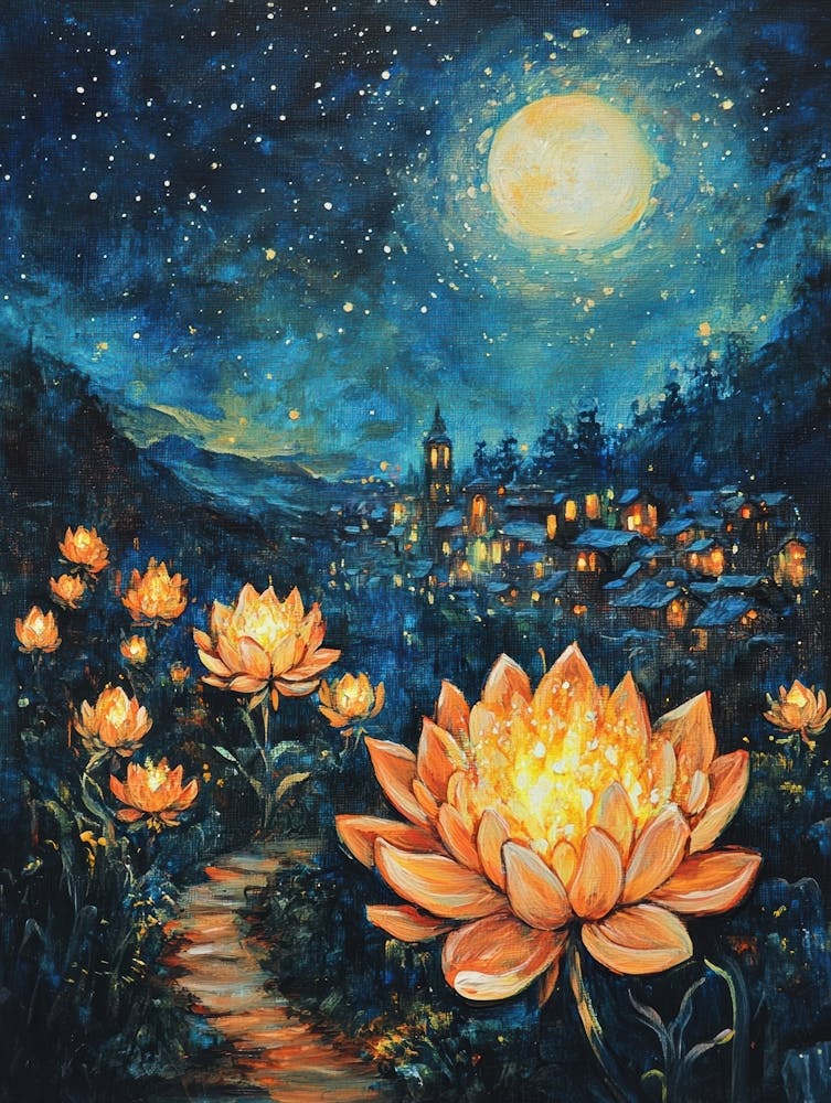 Lotus Bei Nacht