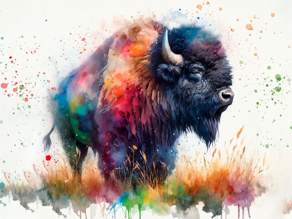 Bison Painting