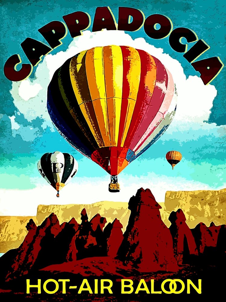 Hot Air Balloons Over Cappadocia 1