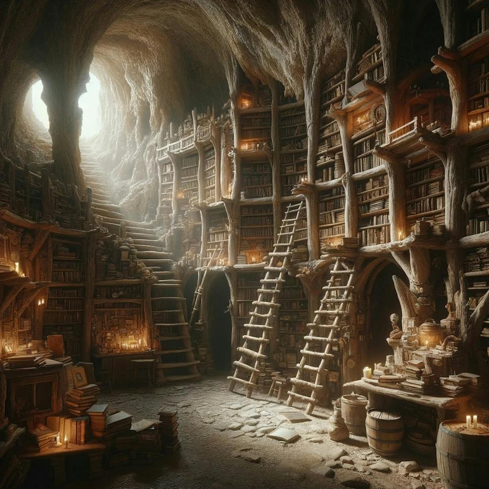 Die Bibliothek des Einsiedlers