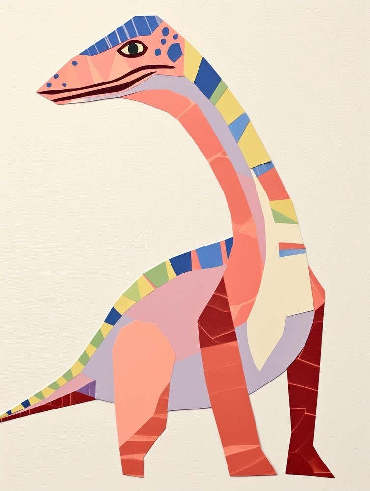 Nursery Dinosaur Art Oviraptor 1