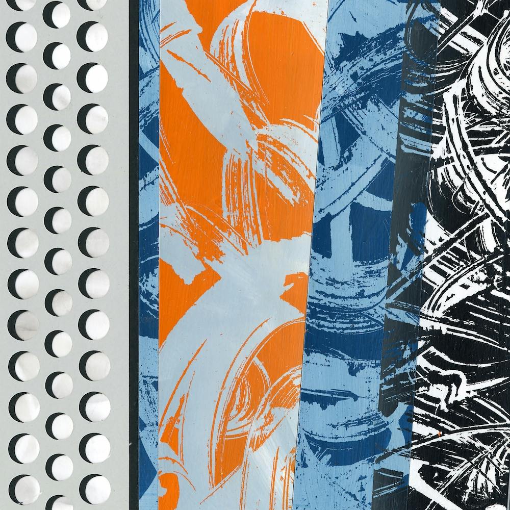 Abstract Oran And Blue