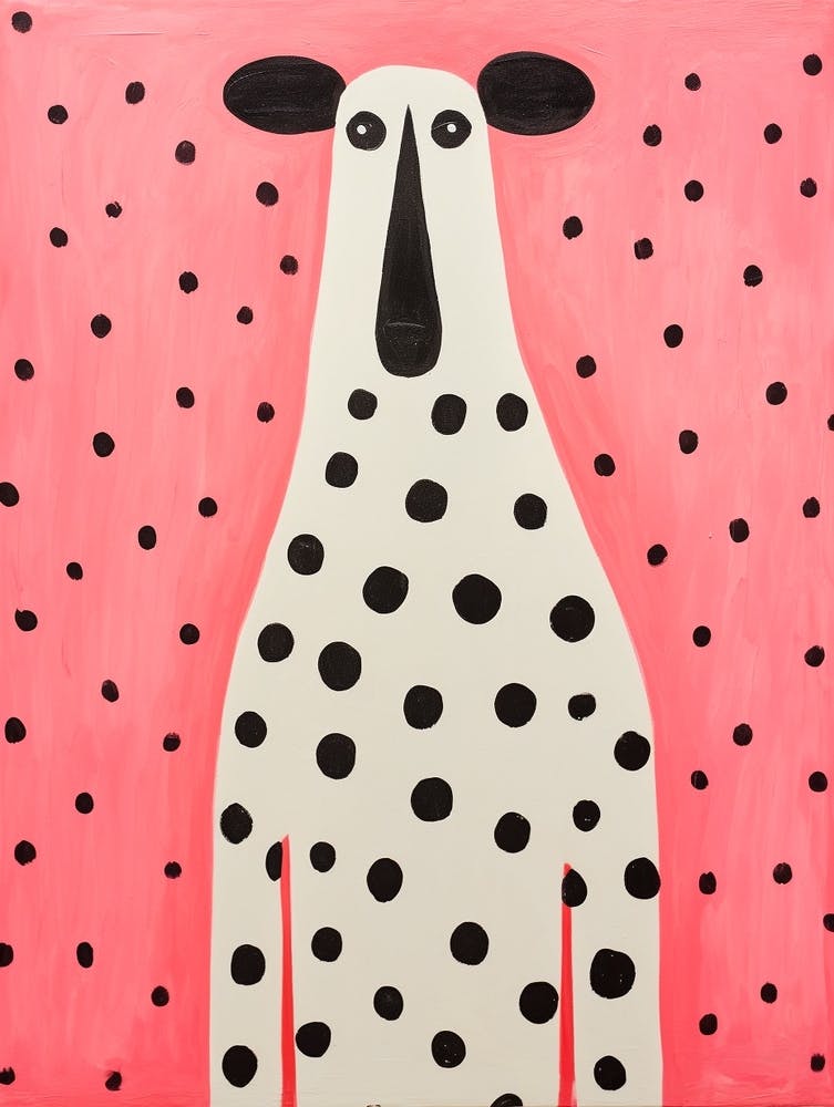 Pink Polka Dot Sheep