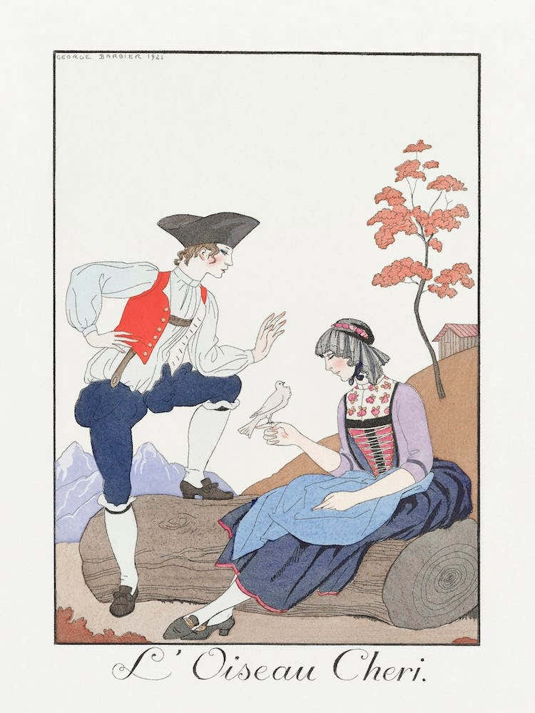 L Oiseau Cheri (1922), George Barbier