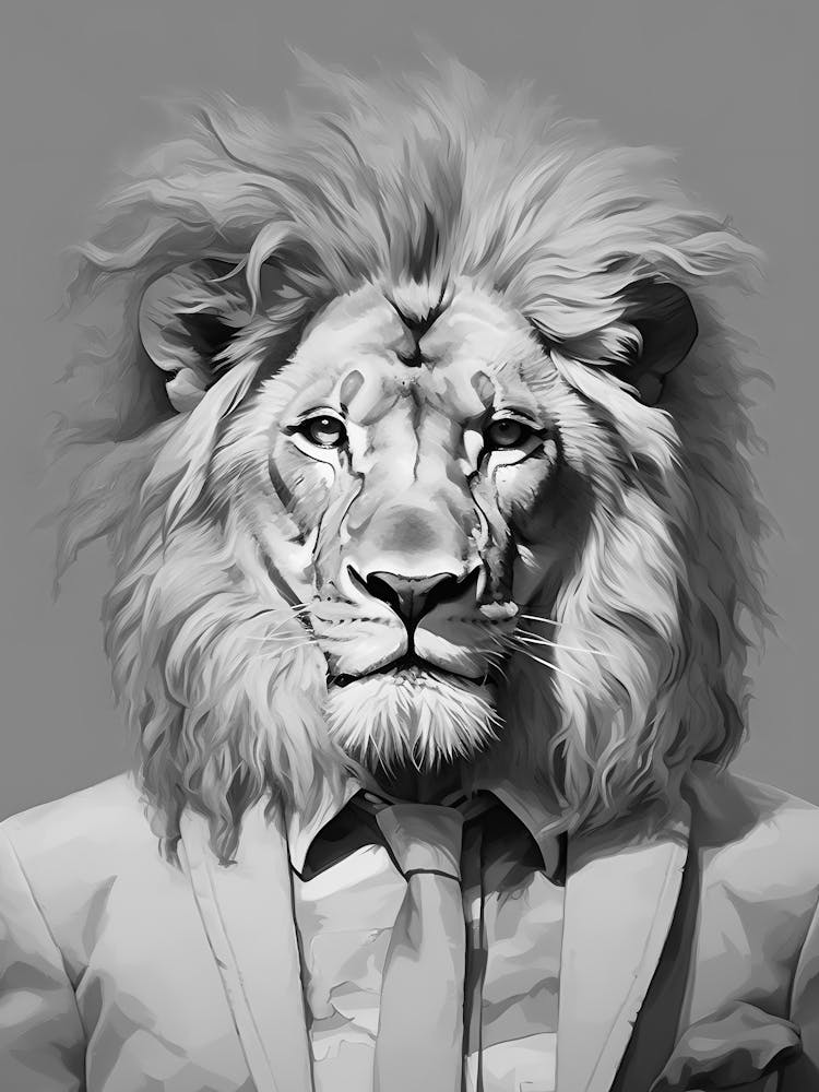 Lion In A Suit