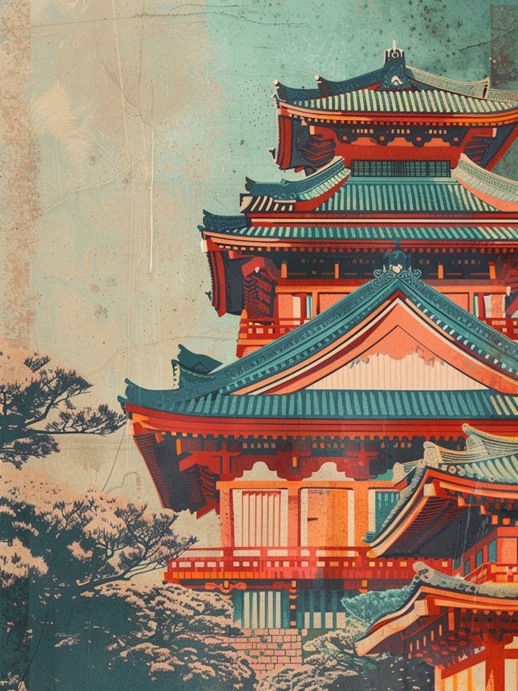 Tokyo Imperial Palace Mid Century Modern 1