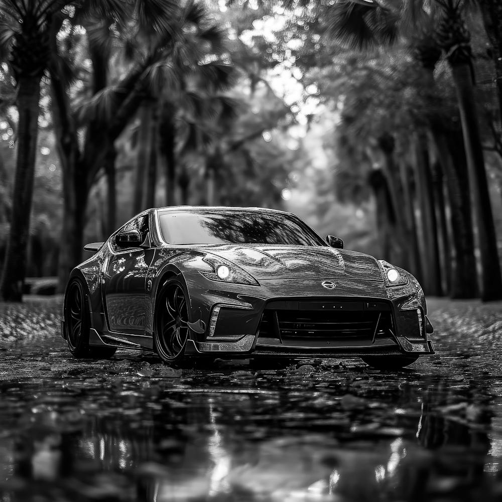 Nissan 370z - Black And White
