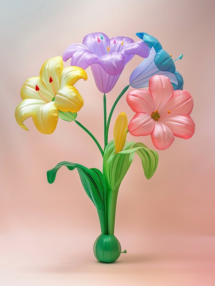 Fleurs Gonflables Lys Rêveuses 3