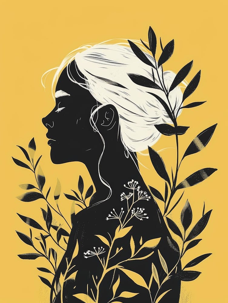 Silhouette Of A Woman 75
