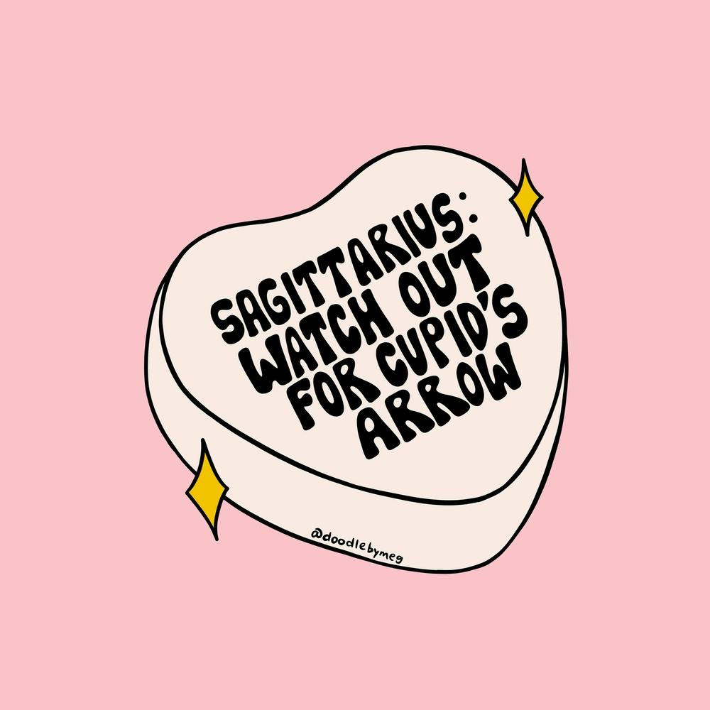 Sagittarius Conversation Heart
