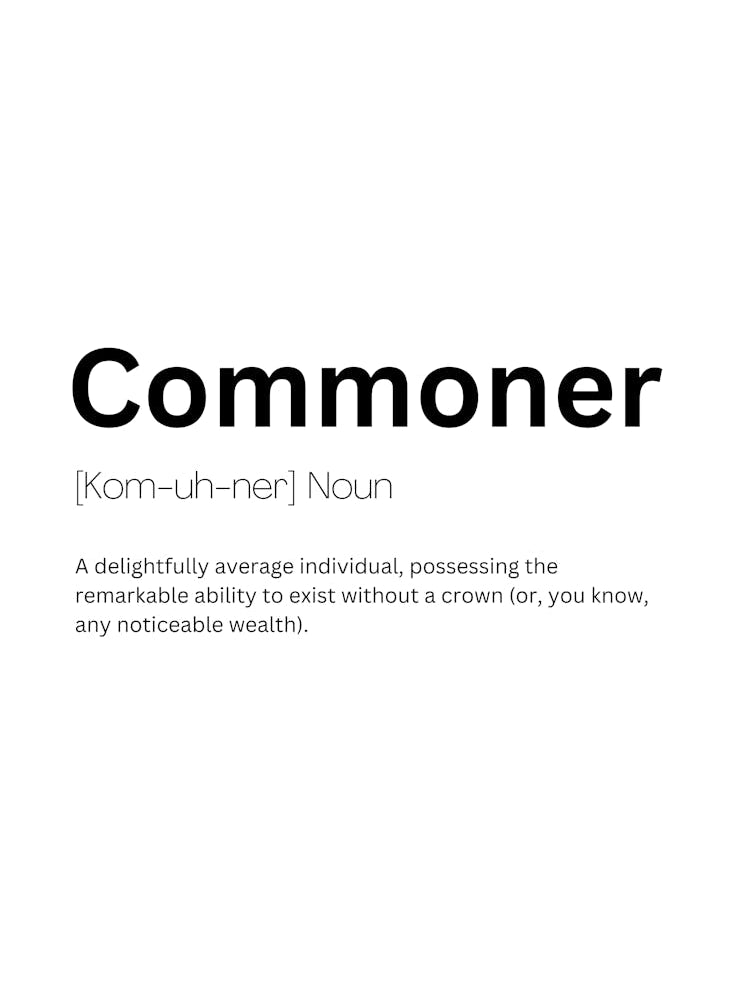 Commoner Definition Meaning