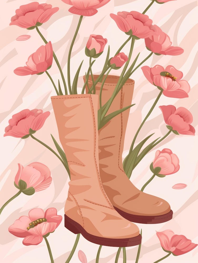 Boots And Flowers