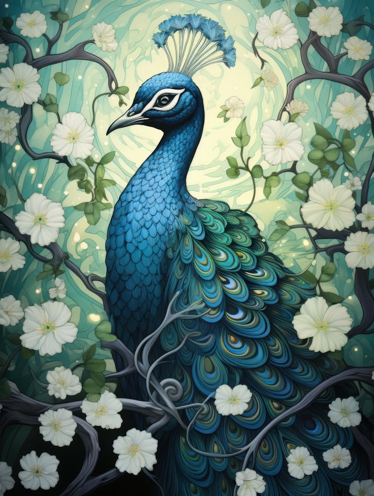 Blue Peacock 1
