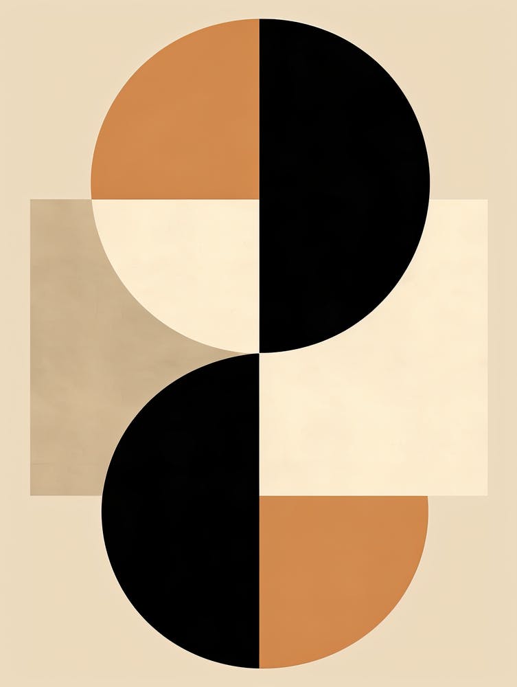 Mid Century Illusions In Muted Mirage Beige