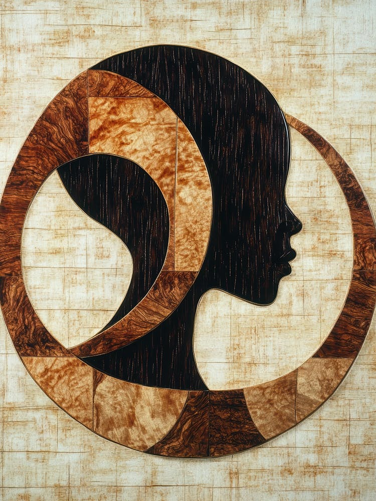 Woman In A Circle