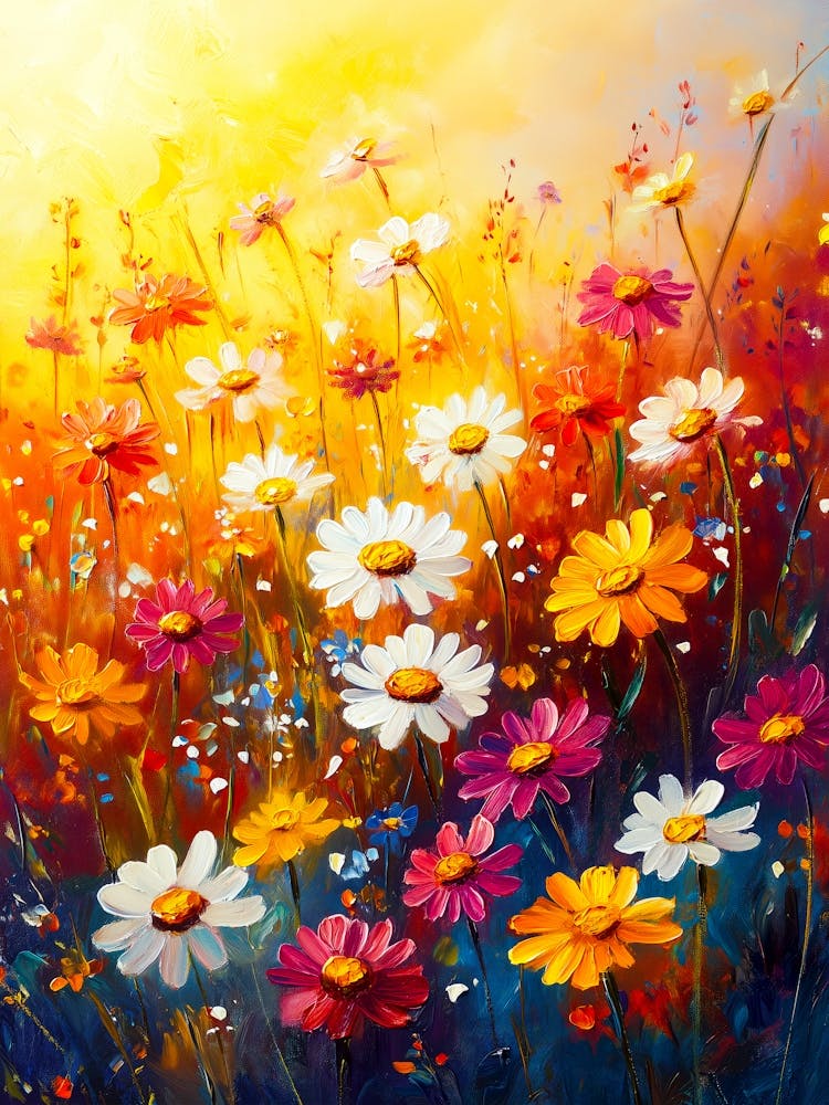 Daisies In The Sun
