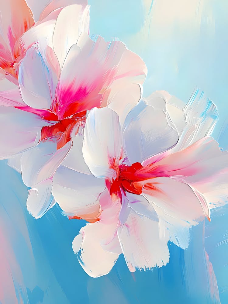 Pink And White Flowers