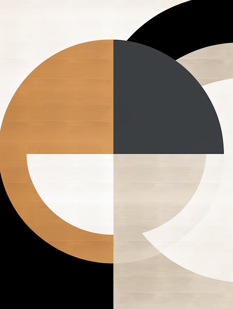 Abstract Circles, Mid Century