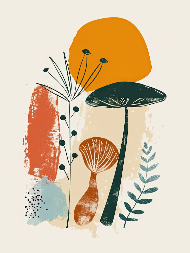 A Symphony Of Abstraction Mid Century Style