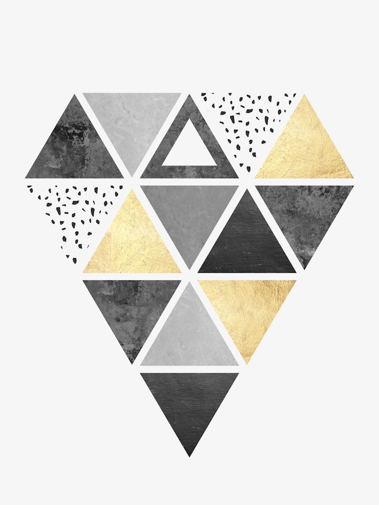 Geometric art with textures 4