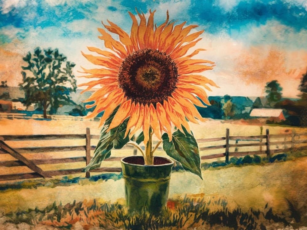 Radiant Summer Sunflower - Close-up Floral
