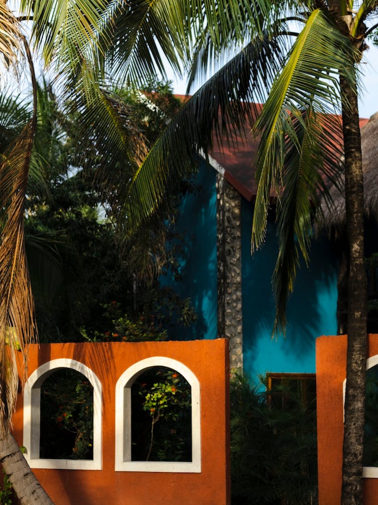 Orange And Blue House