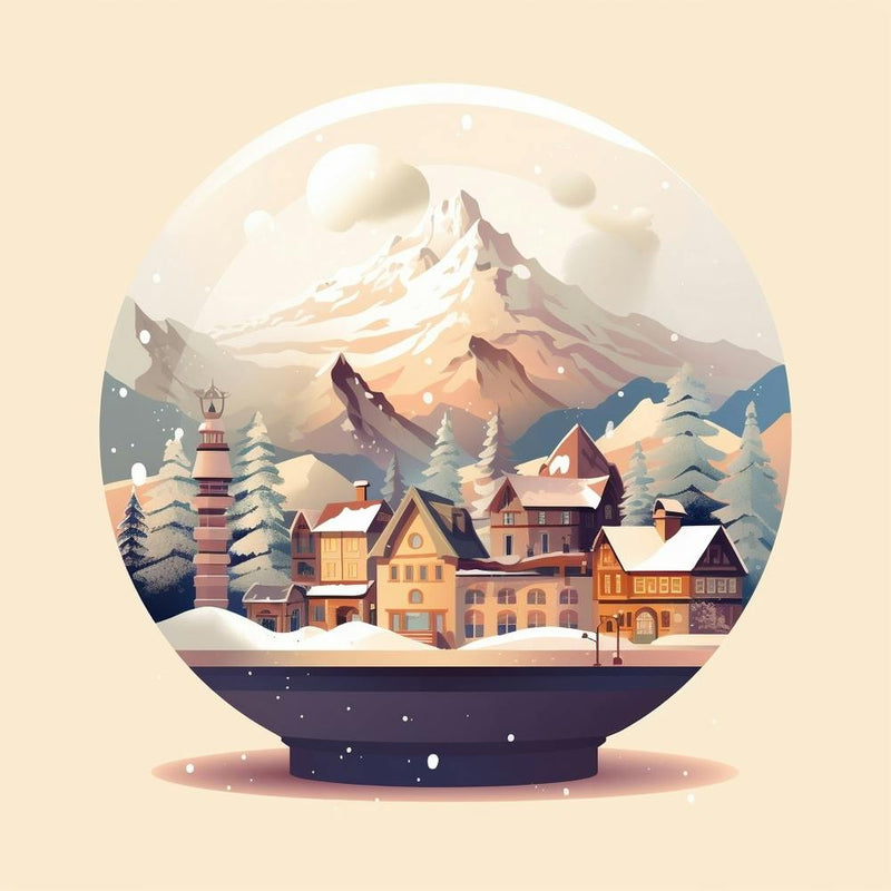 Chamonix France 1 Snowglobe