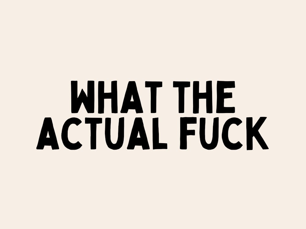 What The Actual Fuck | Black and Cream