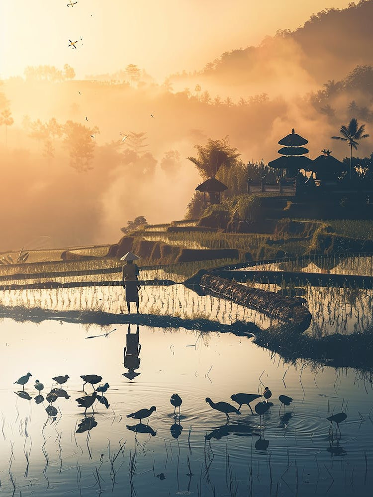Sunrise In Bali