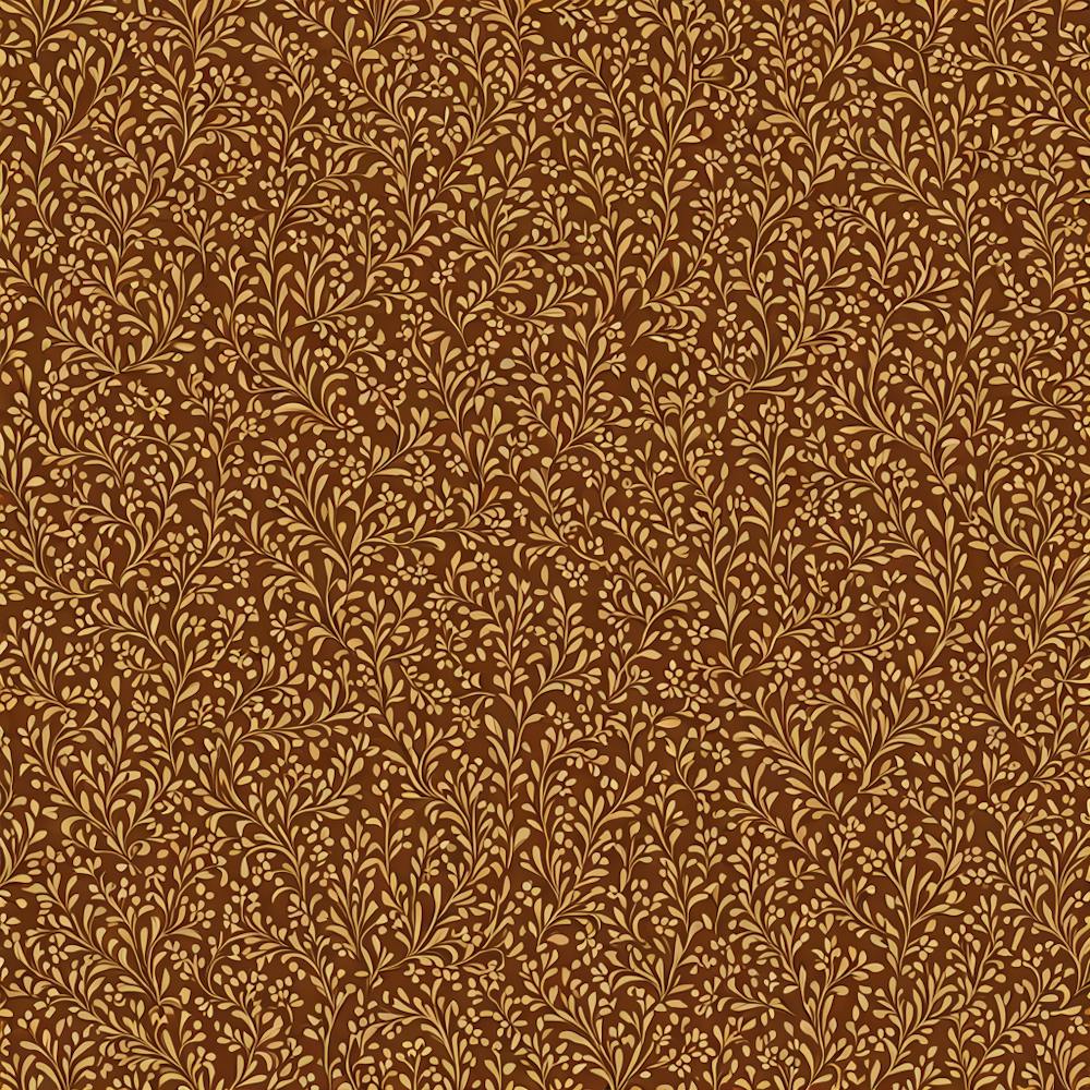 burnt Orange, olive Brown, warm Beige, Seamless leaves pattern 209