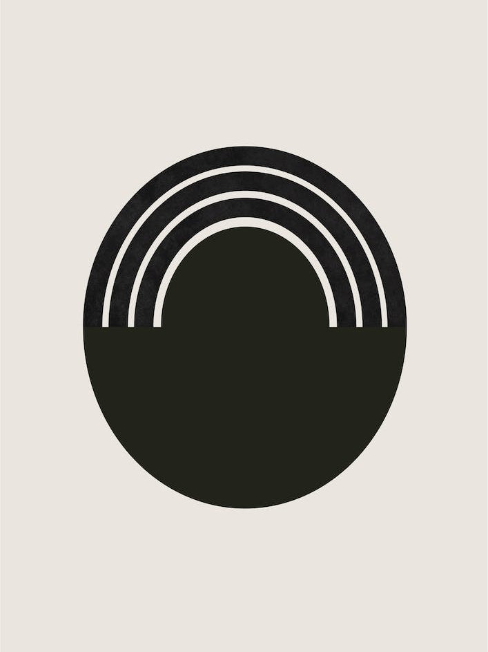 Abstract Rainbow Circle