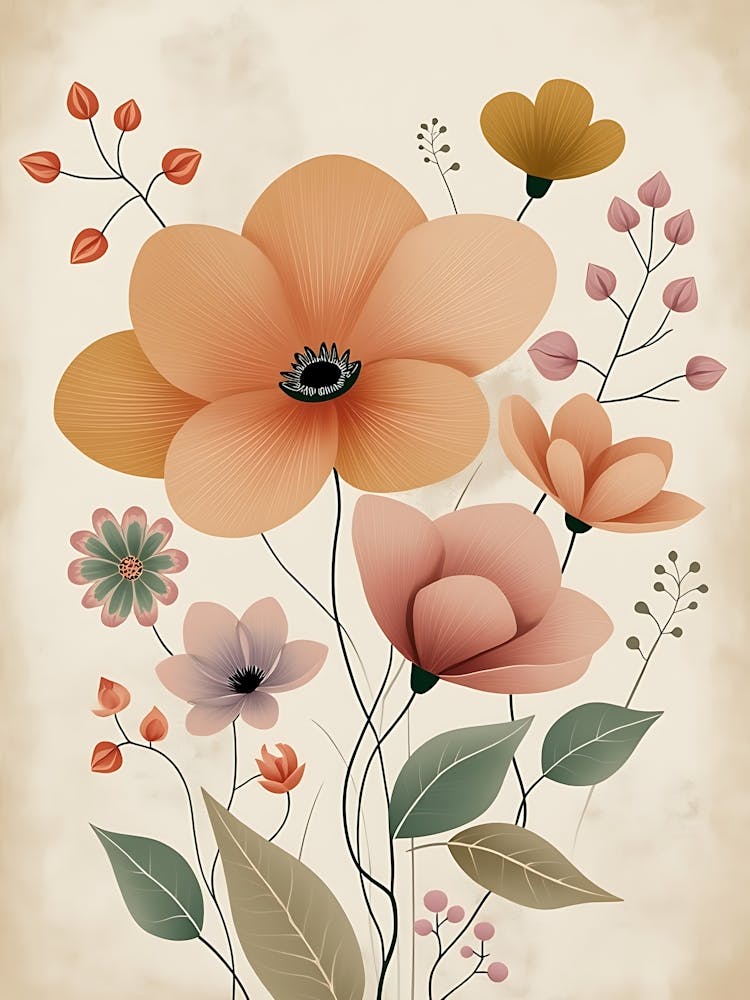 Dreamy Pastel Botanicals