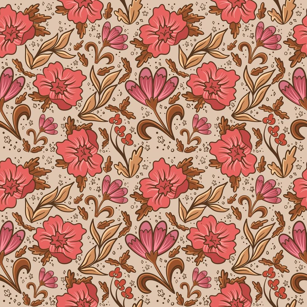 Rosa Blumenmuster
