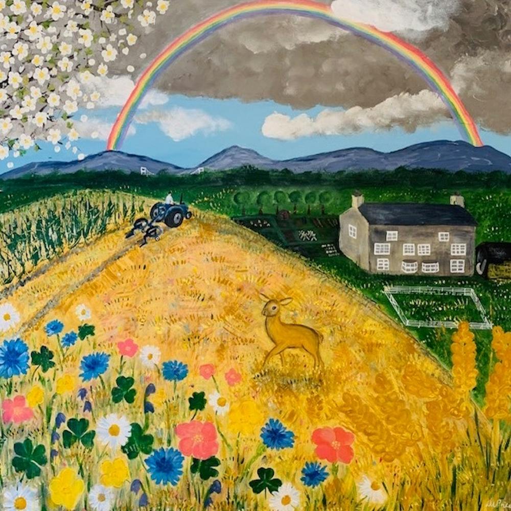 Rainbow In The Field