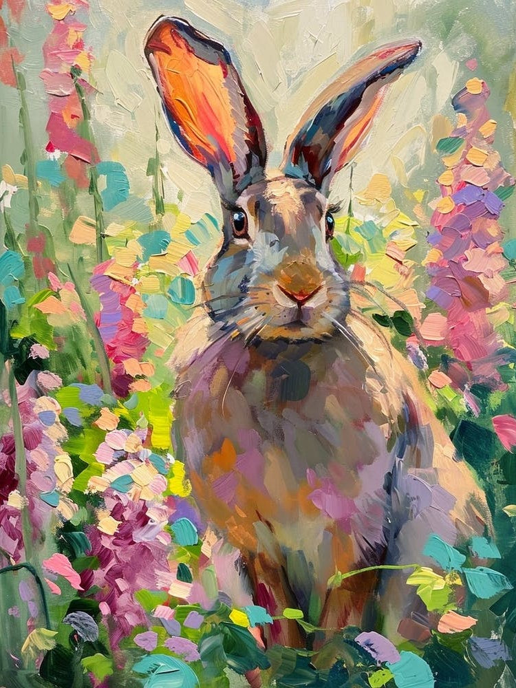 Rhinelander Rabbit Painting 4