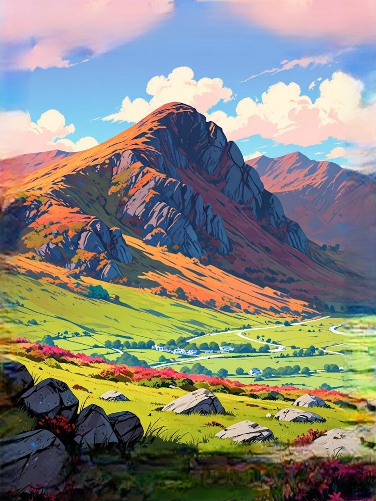Landscape In The Mountains