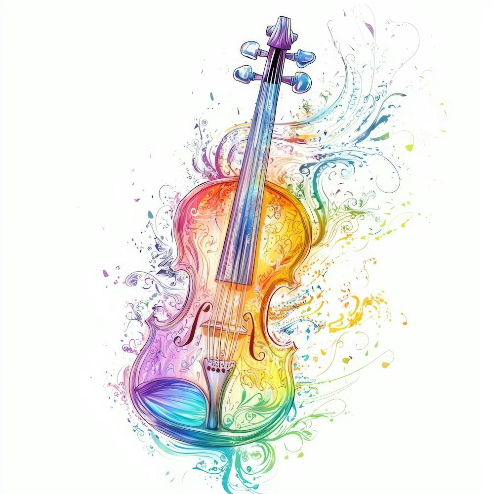 Violin Painting