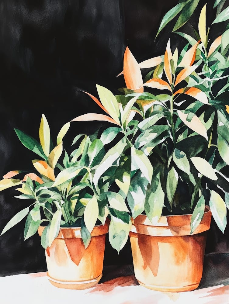 Two Potted Plants 10