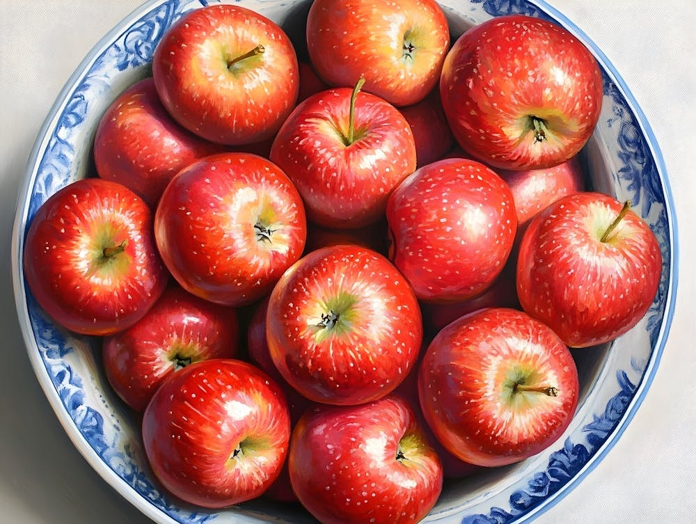 Nature morte - Bol de pommes 3