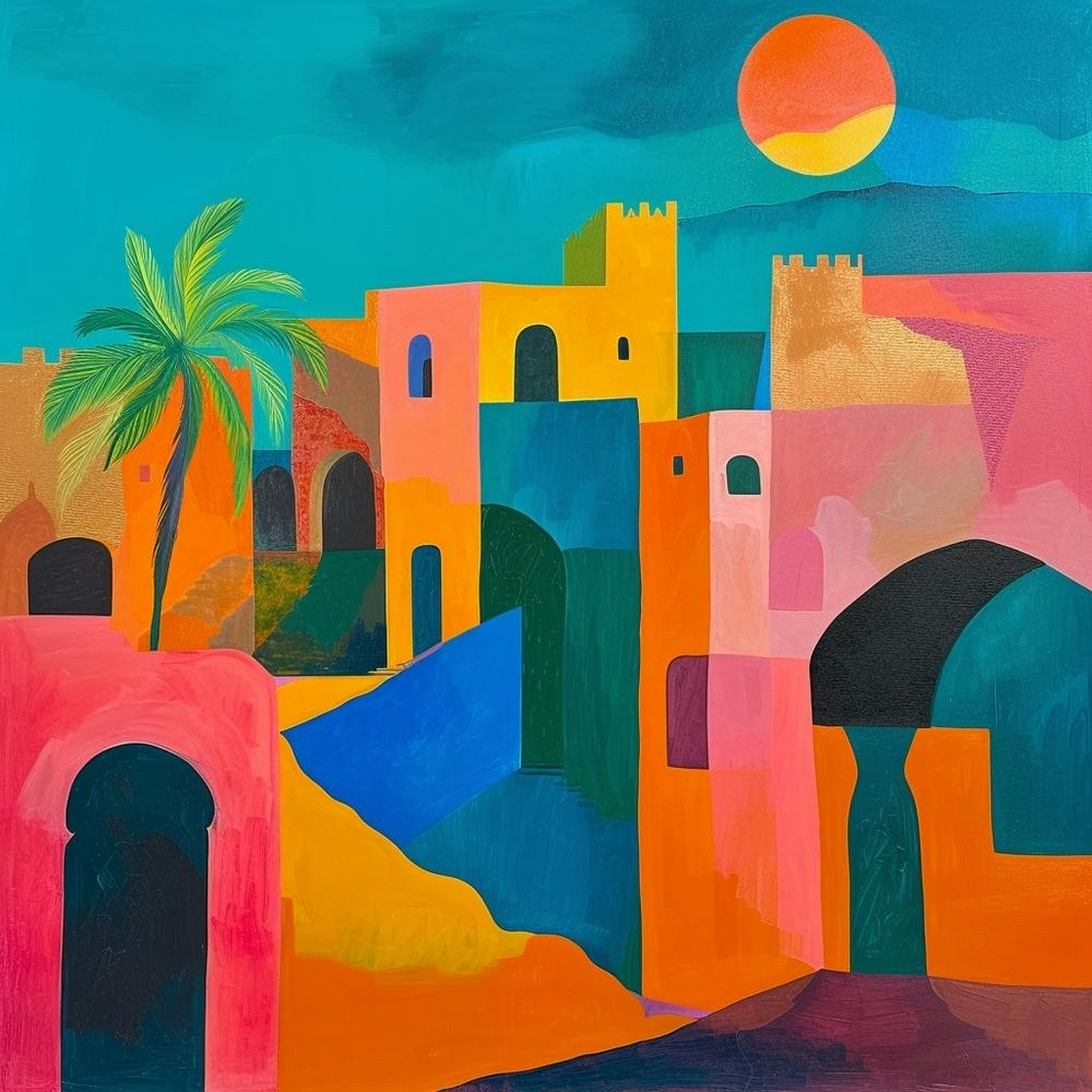 Abstract Travel Collection Morocco 1