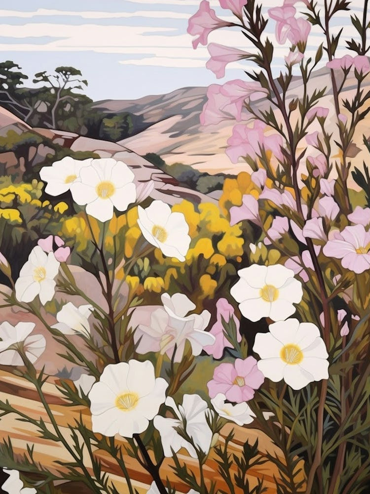 Phlox 2 Flower Painting