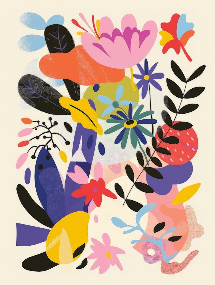 Abstract Floral Print 2