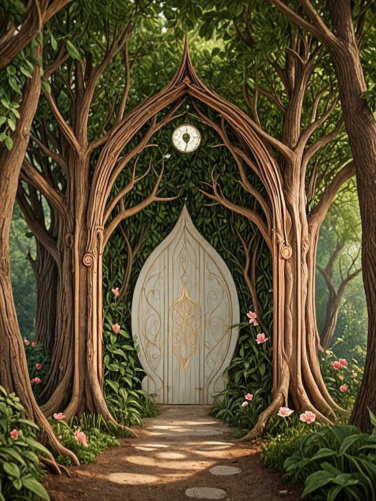 Fairy Door In The Forest