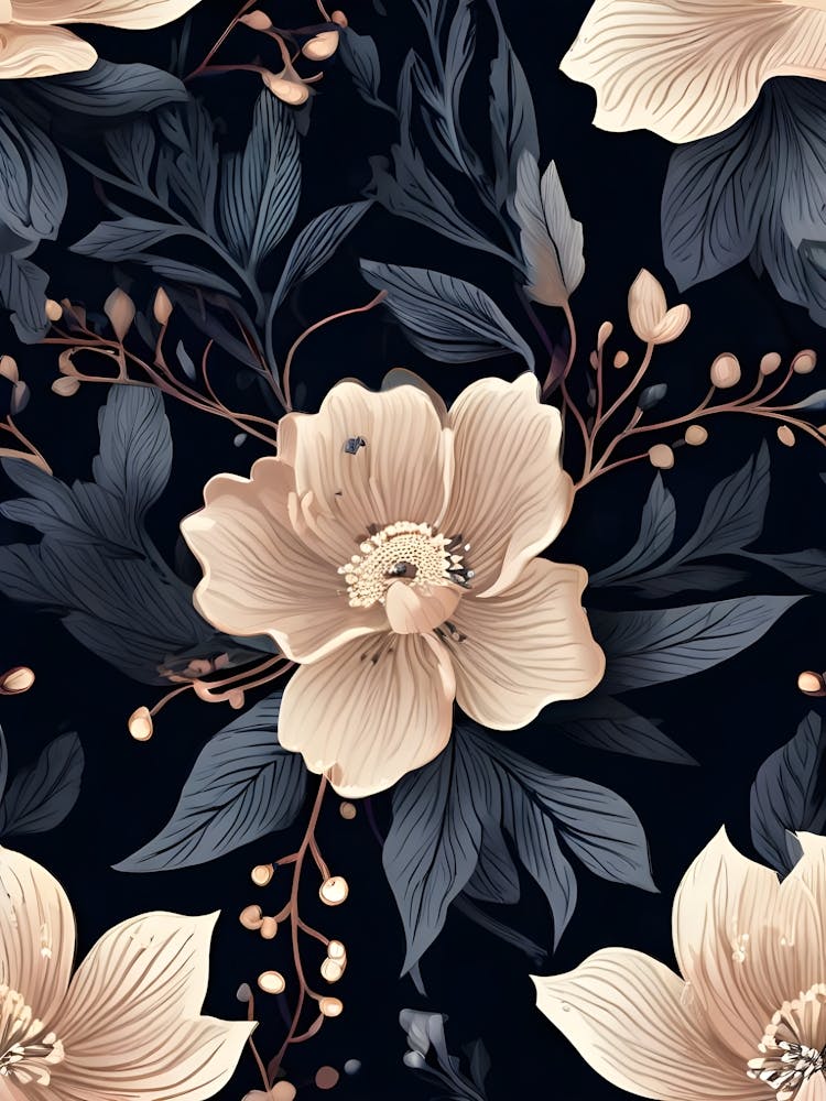 Wallpaper Floral Pattern