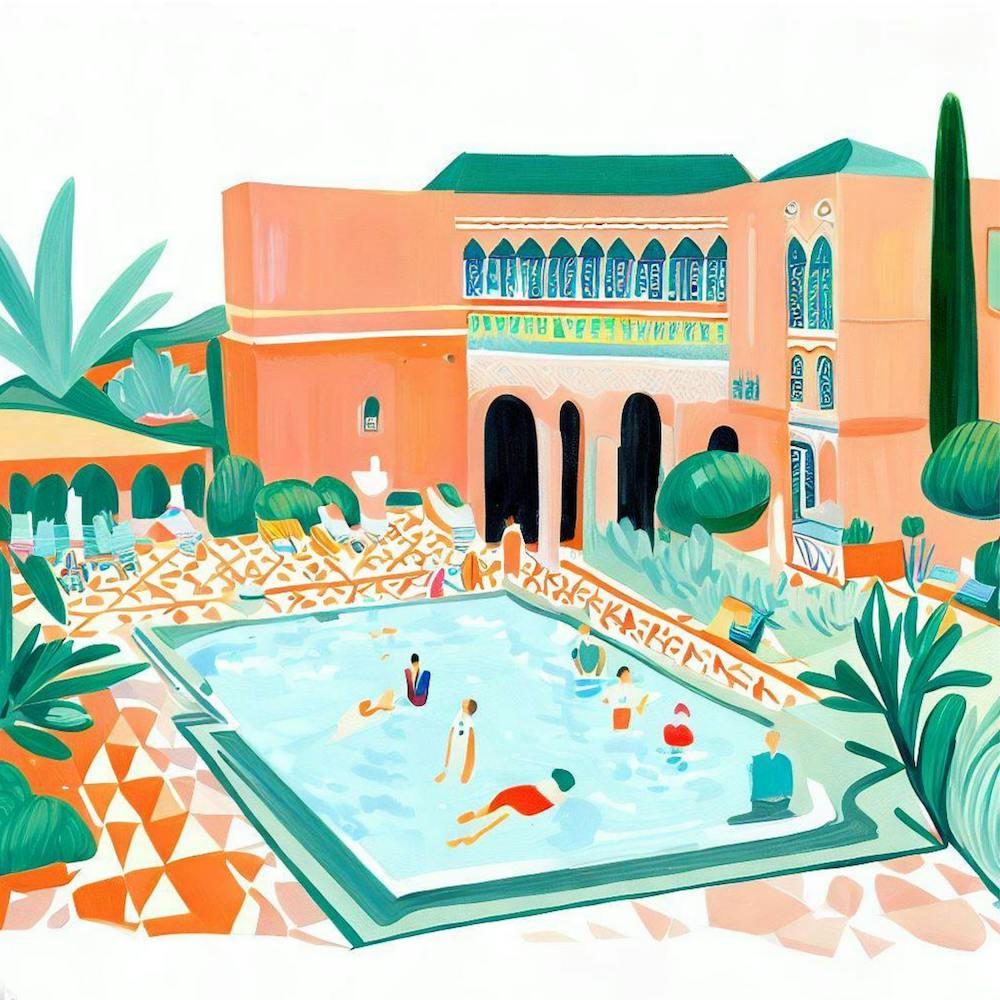 Pool days with family