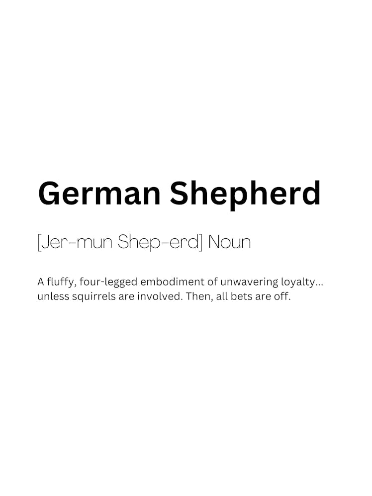 German Shepherd Definition Meaning