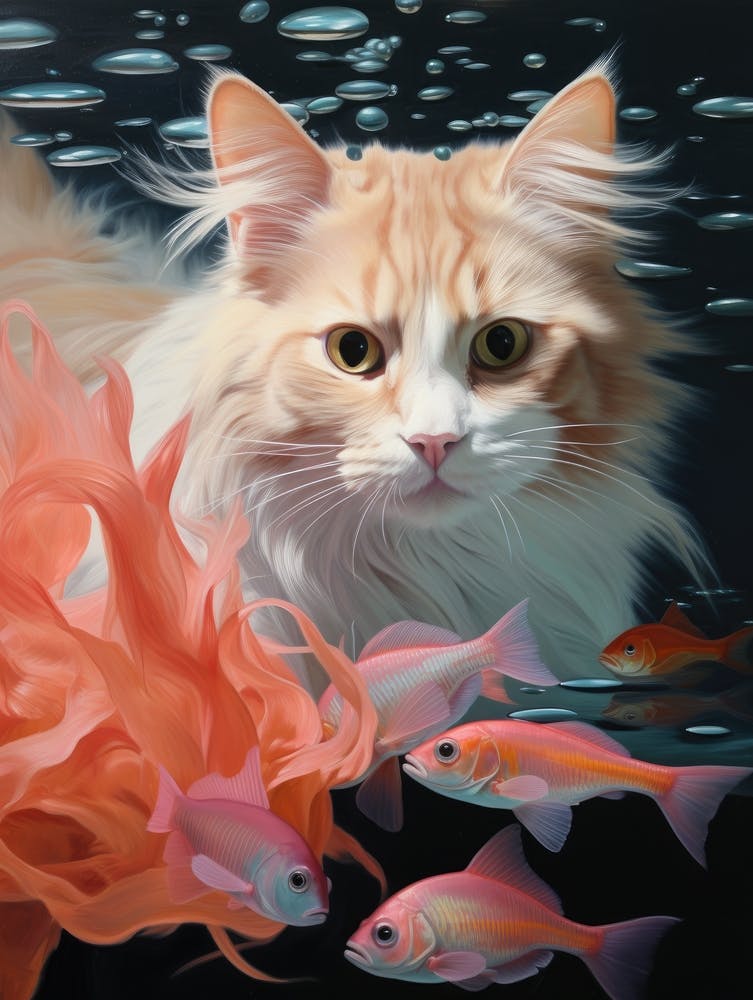 Katze Im Wasser 2