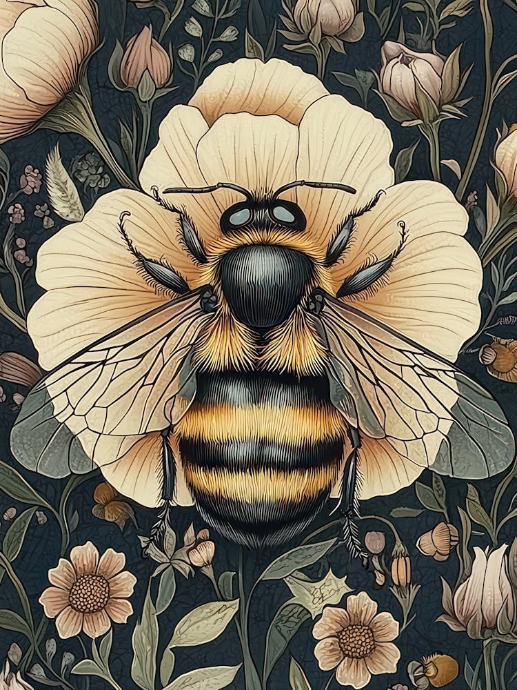 William Morris Bee 2 Vintage 