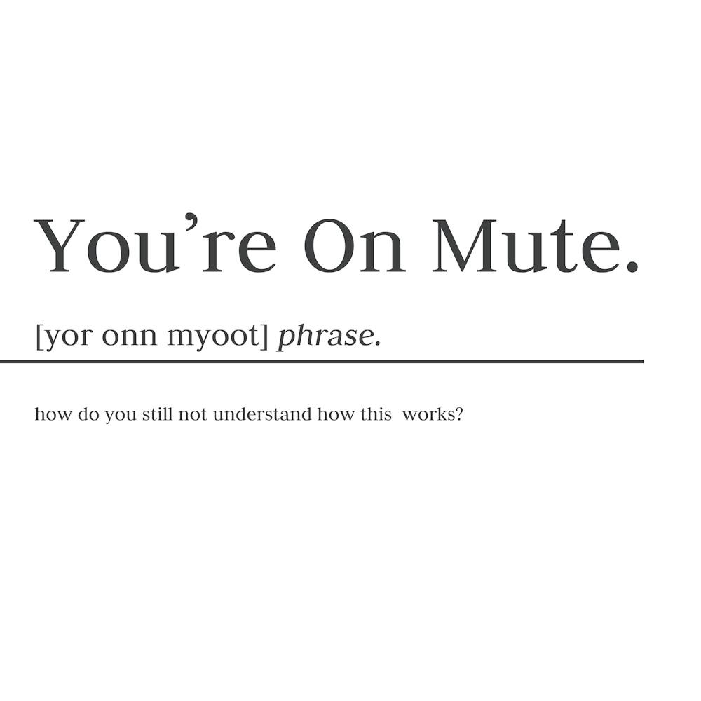 You're On Mute